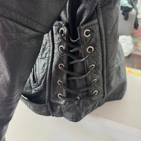 Jim Lane Leather Motorcycle Jacket size 42 - Picture 7 of 11